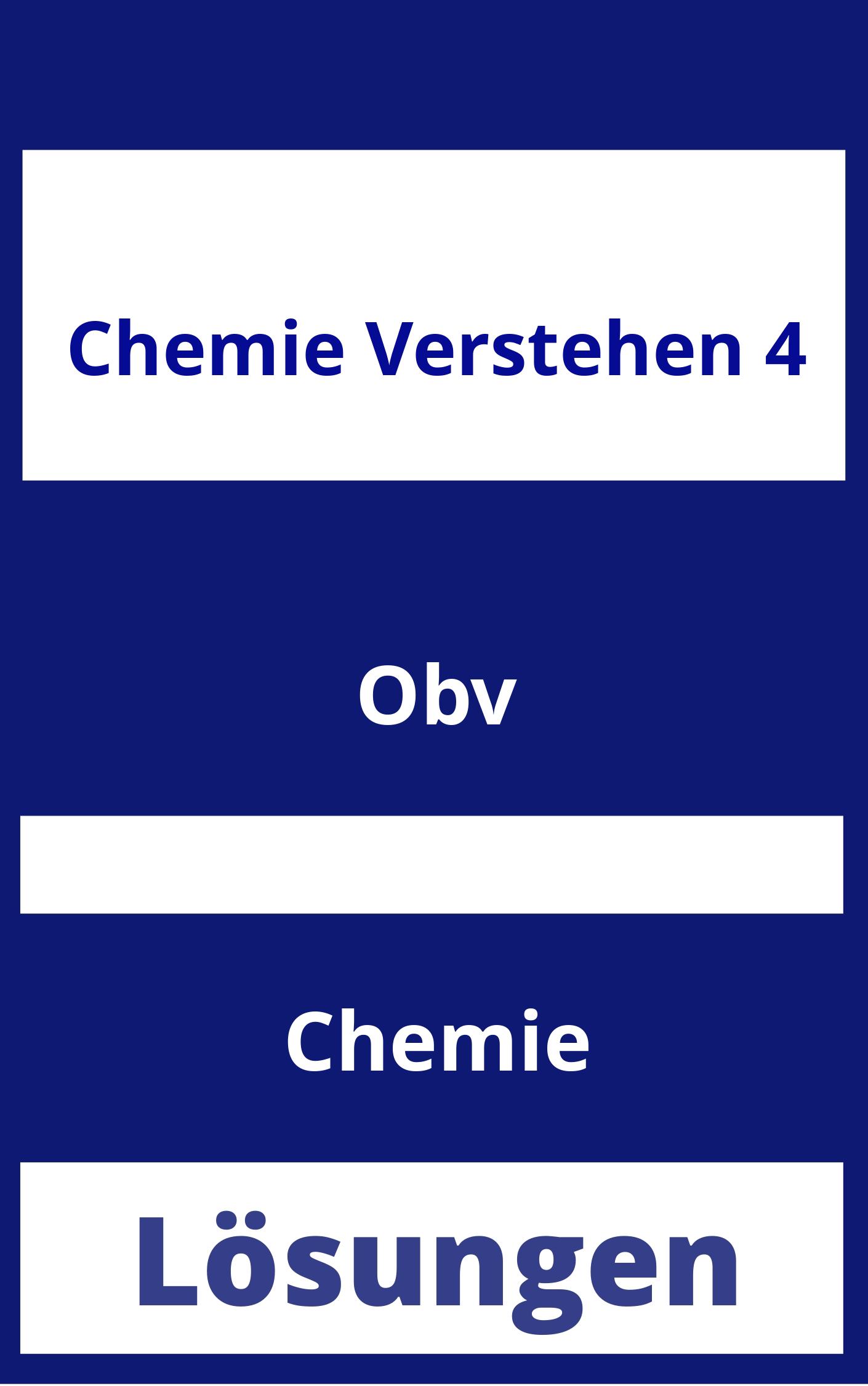 Chemie Verstehen 4