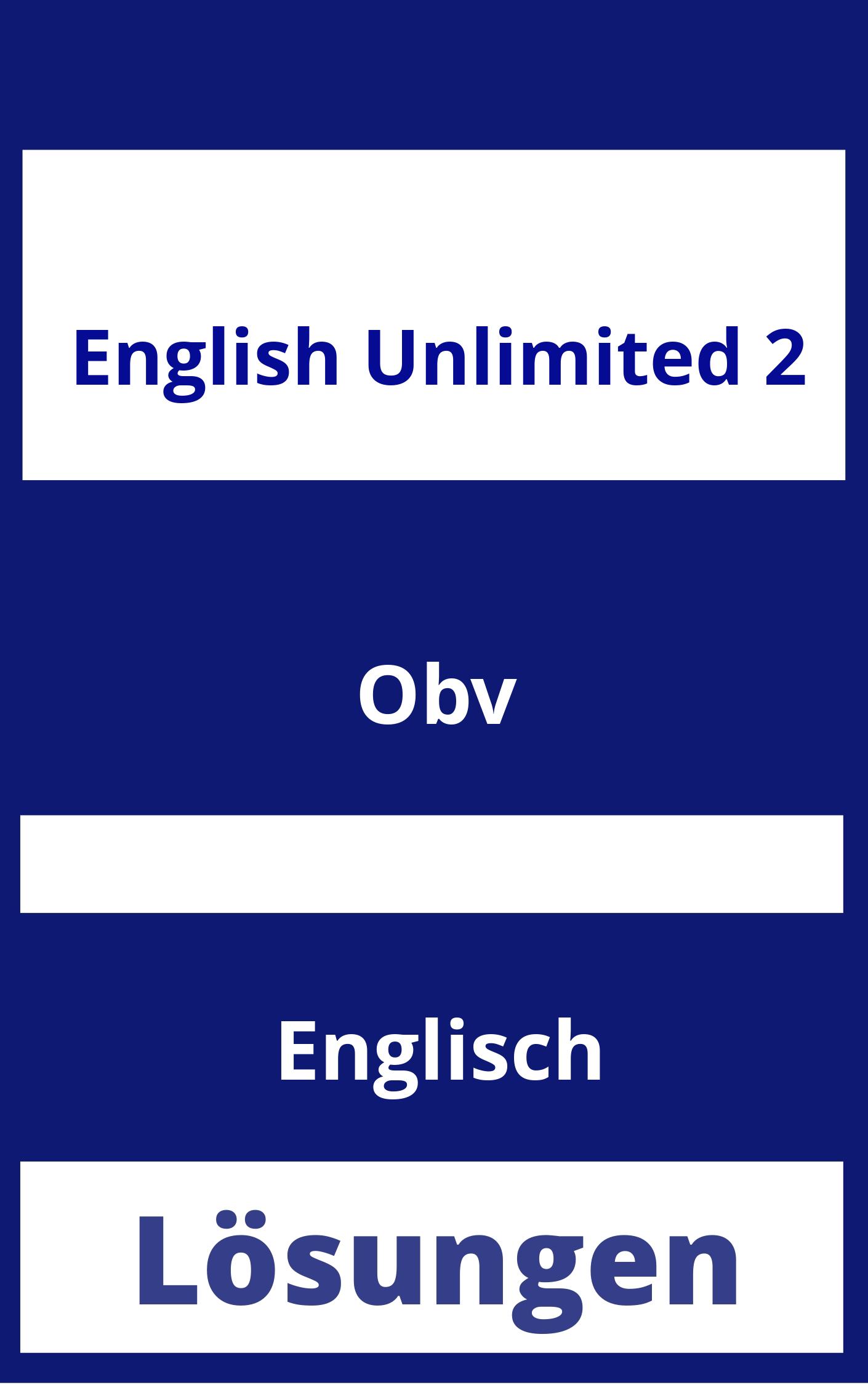 English Unlimited 2