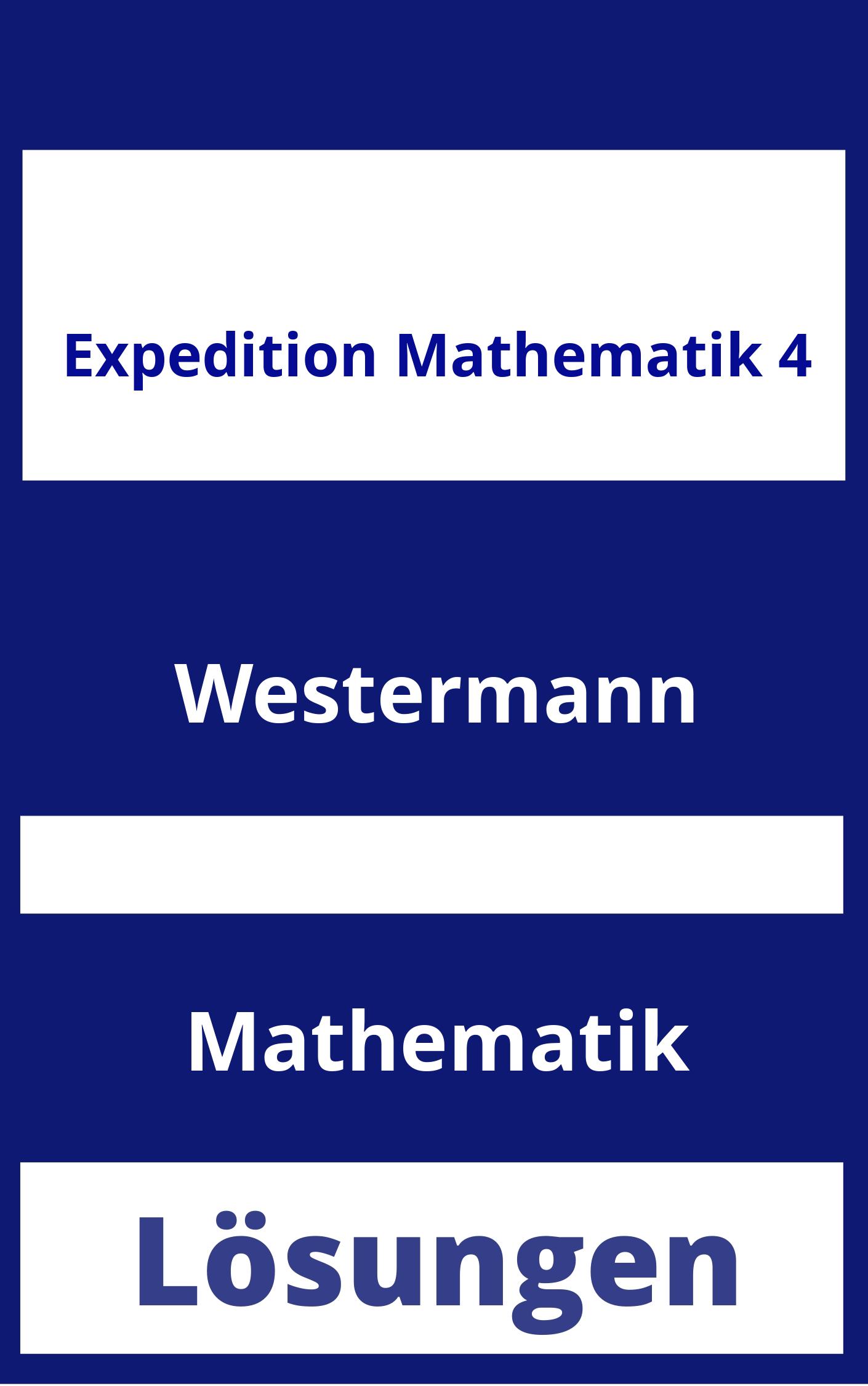 Expedition Mathematik 4