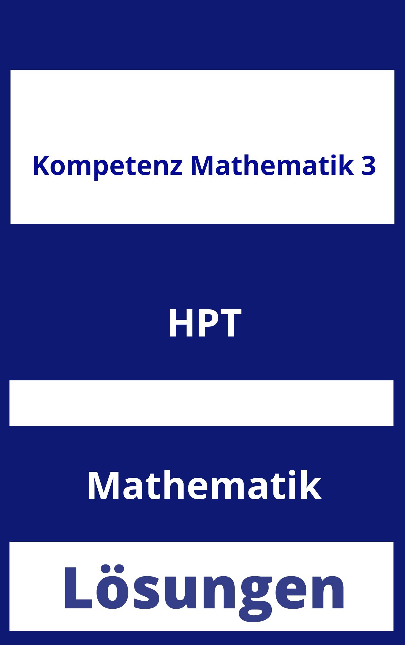 Kompetenz Mathematik 3