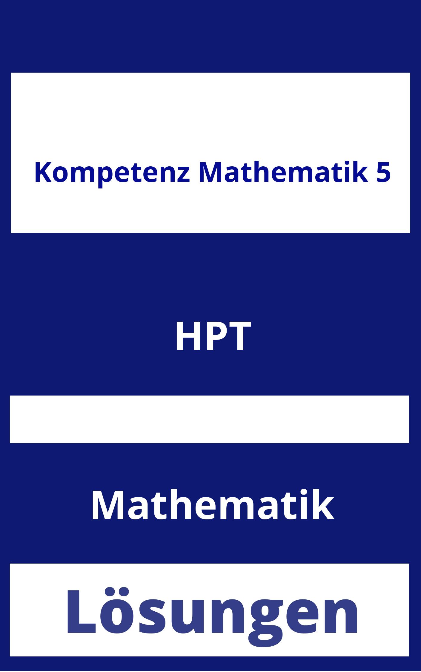 Kompetenz Mathematik 5