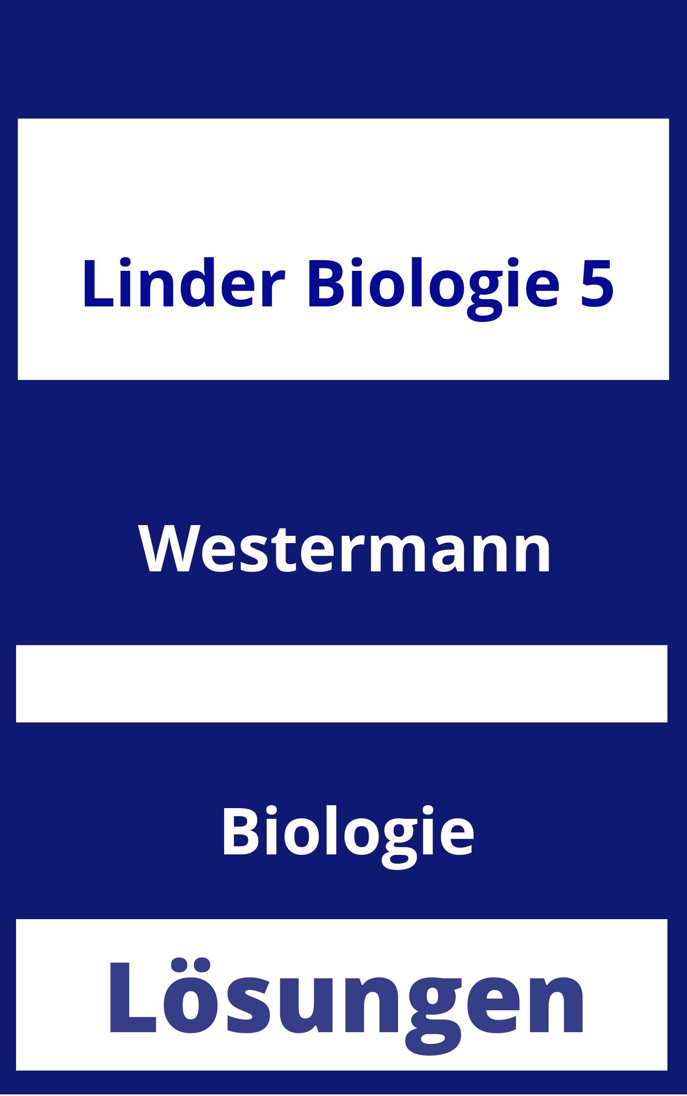Linder Biologie 5