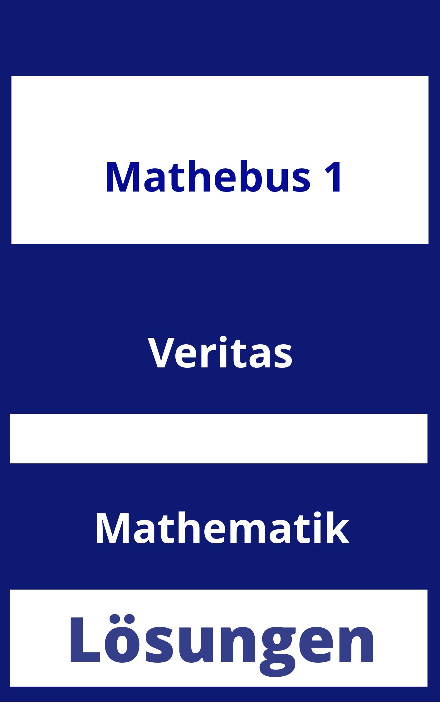 Mathebus 1 Lösungen PDF
