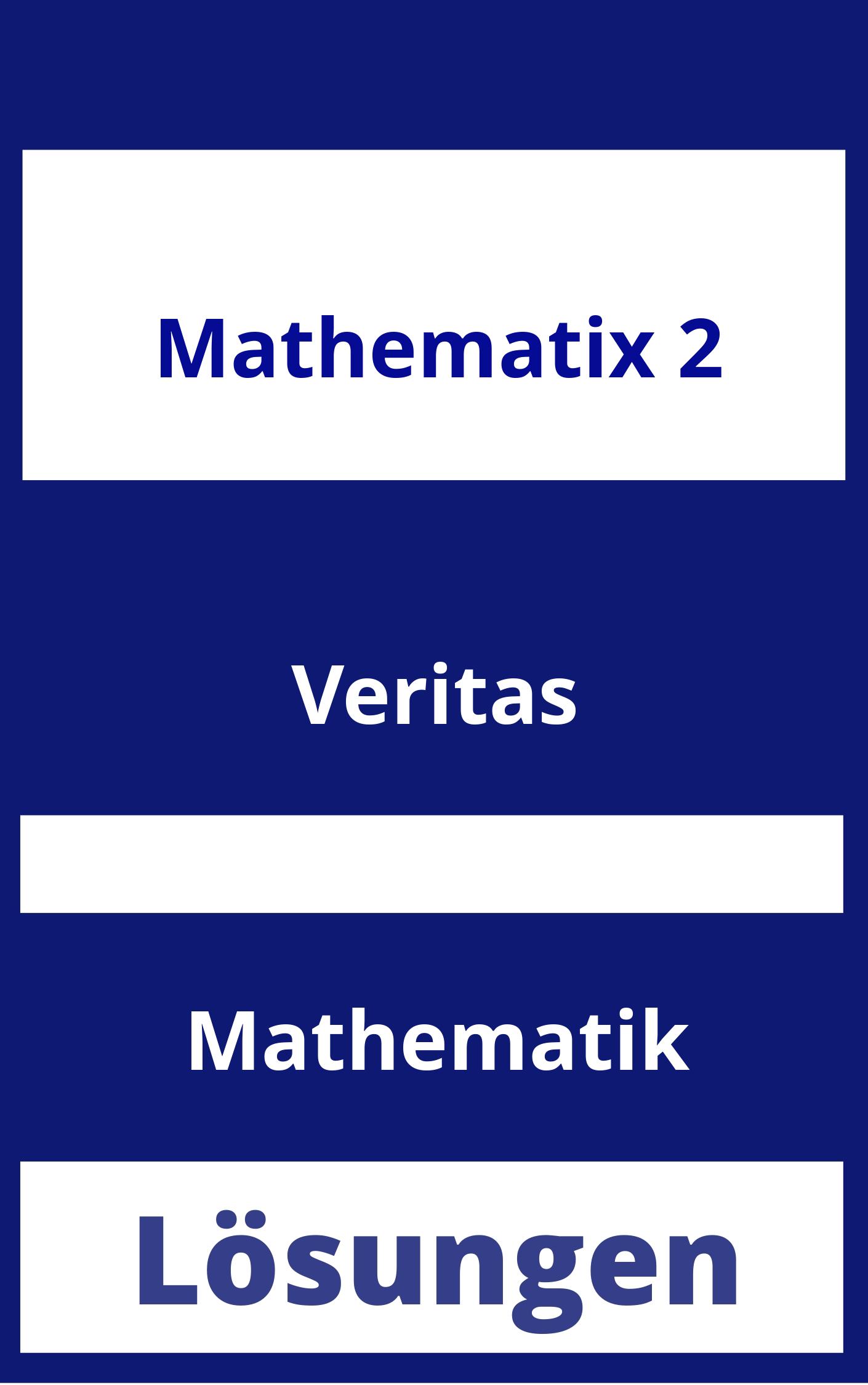 Mathematix 2 Lösungen PDF