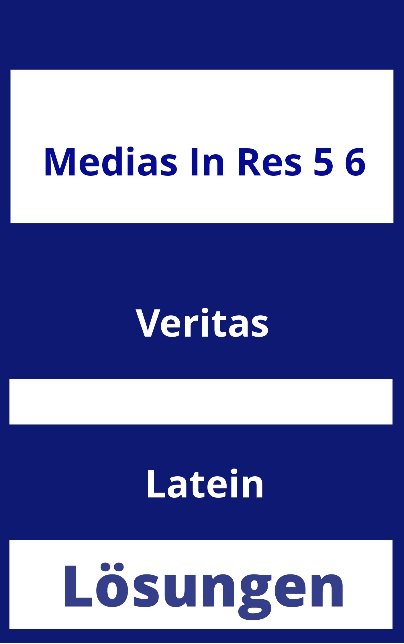 Medias in Res 5/6 Lösungen PDF