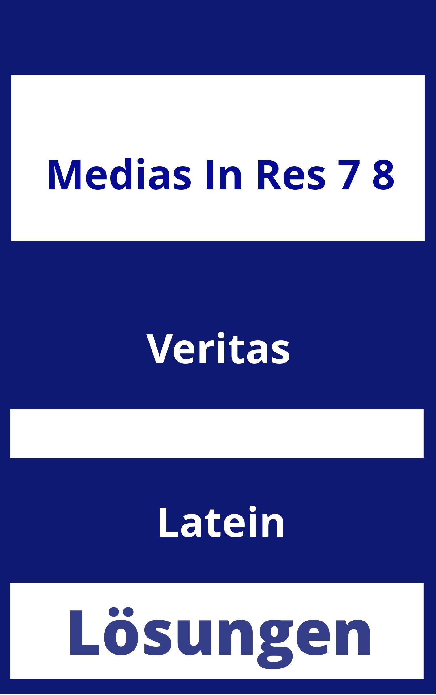 Medias in Res 7/8 Lösungen PDF
