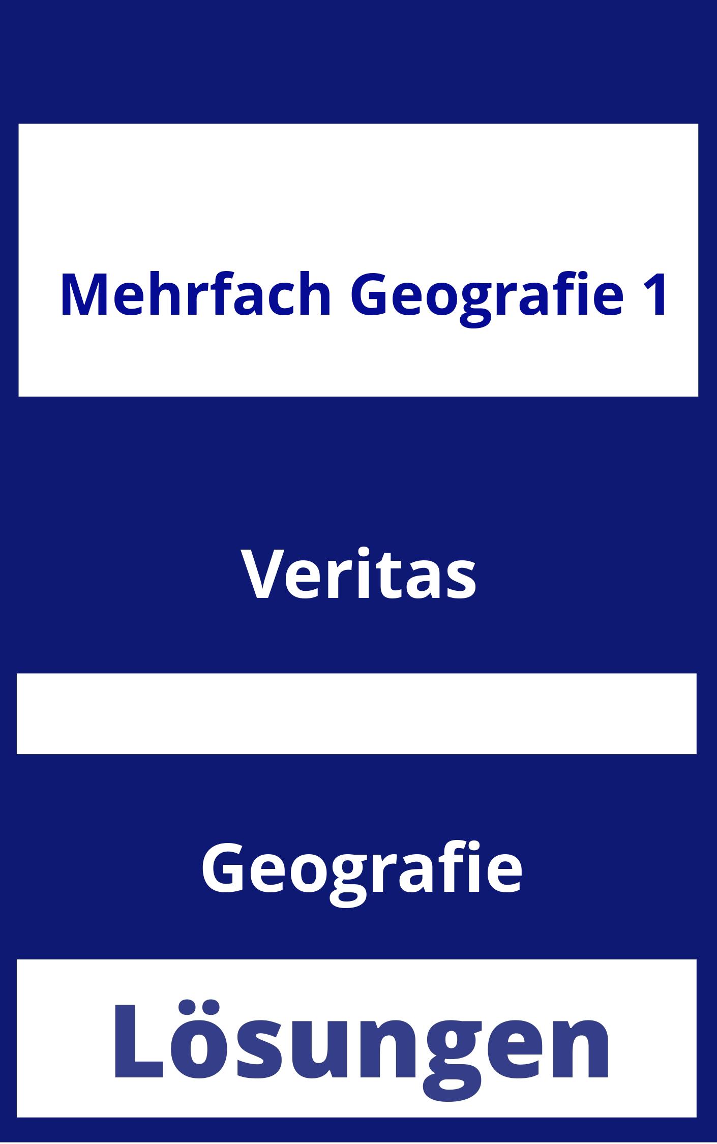 MEHRfach Geografie 1 Lösungen PDF