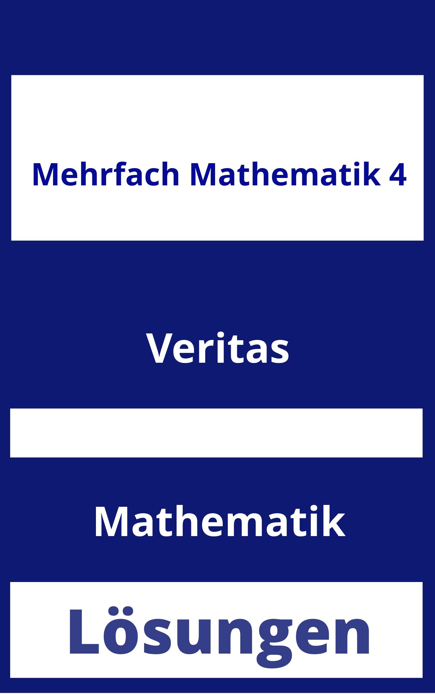 MEHRfach Mathematik 4 Lösungen PDF