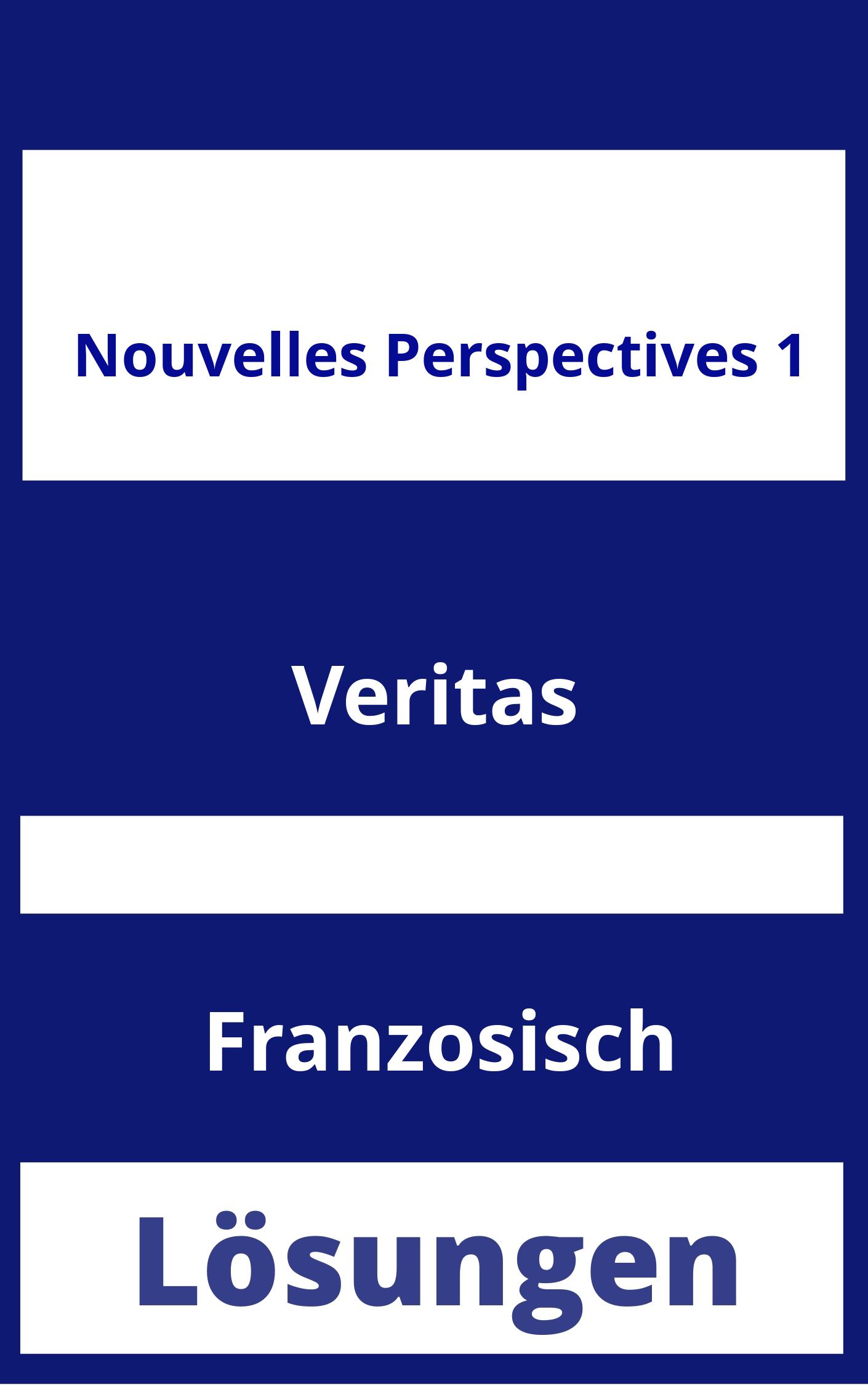 Nouvelles Perspectives 1 Lösungen PDF
